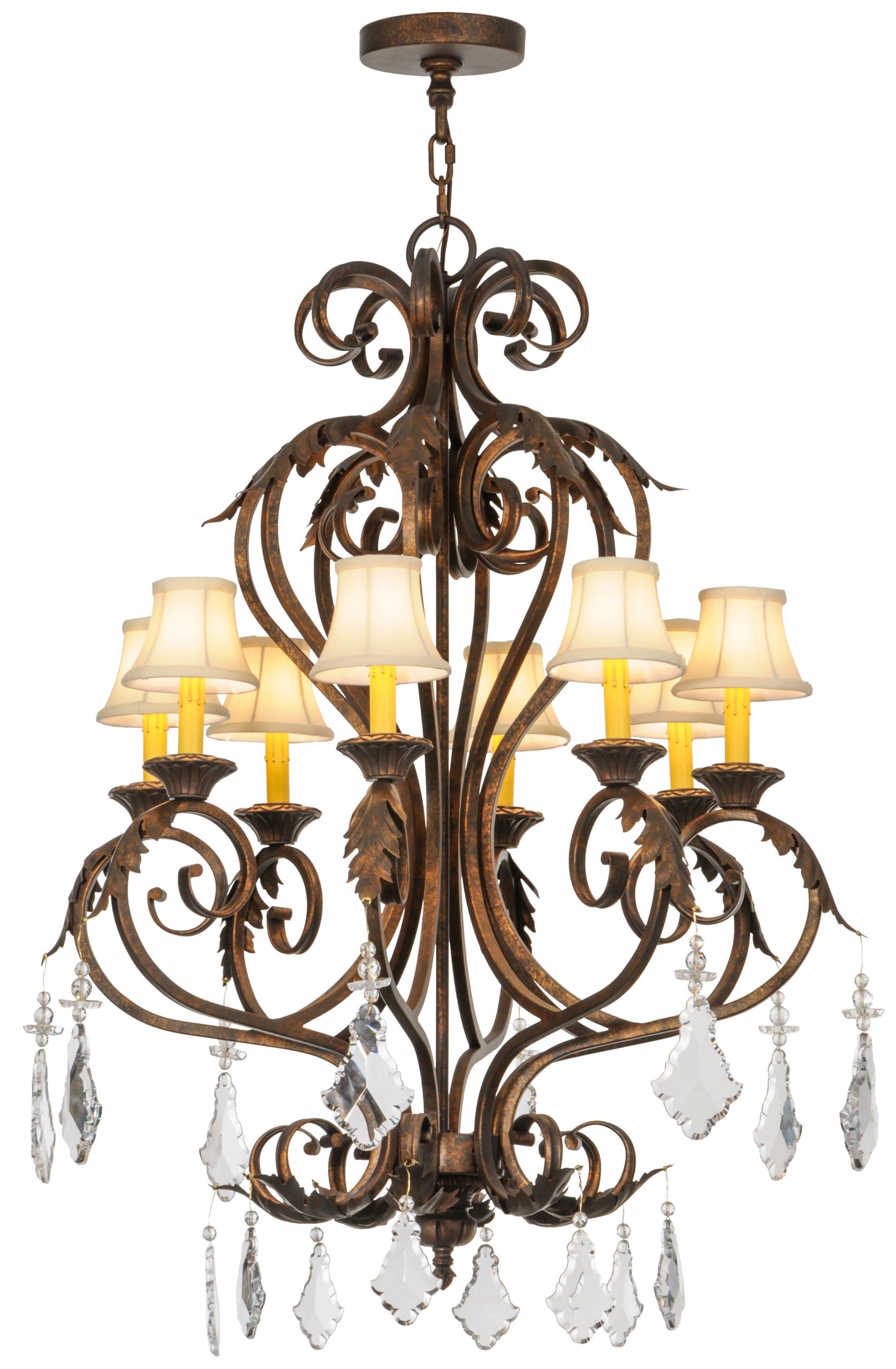 30W Josephine 8 LT ChandelierBy Meyda Lighting