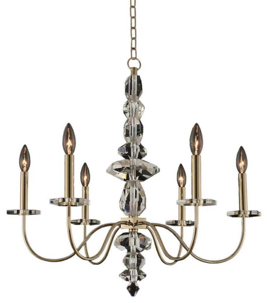 Champagne Gold Firenze Crystal ChandelierBy KALCO LIGHTING