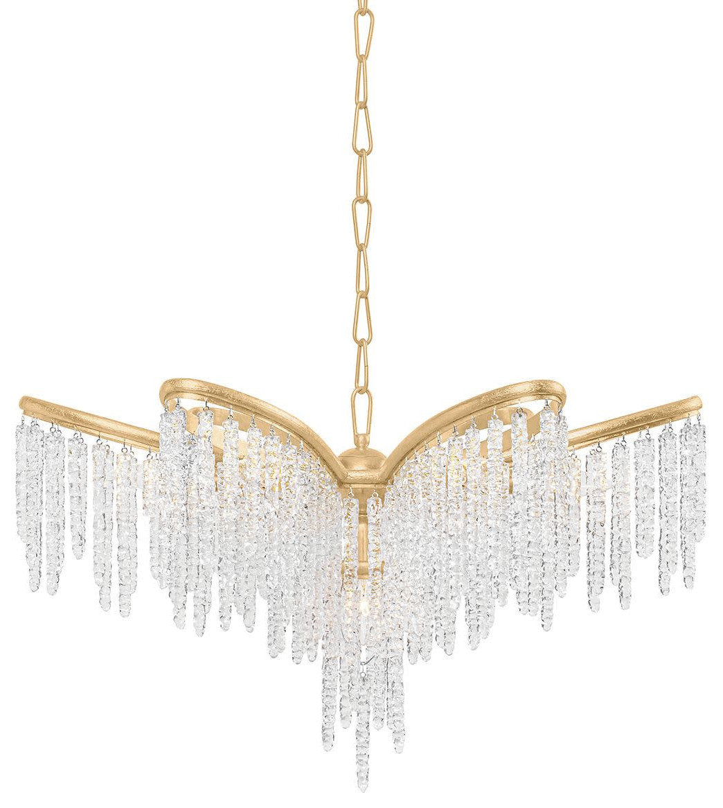 Corbett Lighting 415-23 Pandora 5 Light 23"W Crystal Chandelier - Gold LeafBy Corbett Lighting