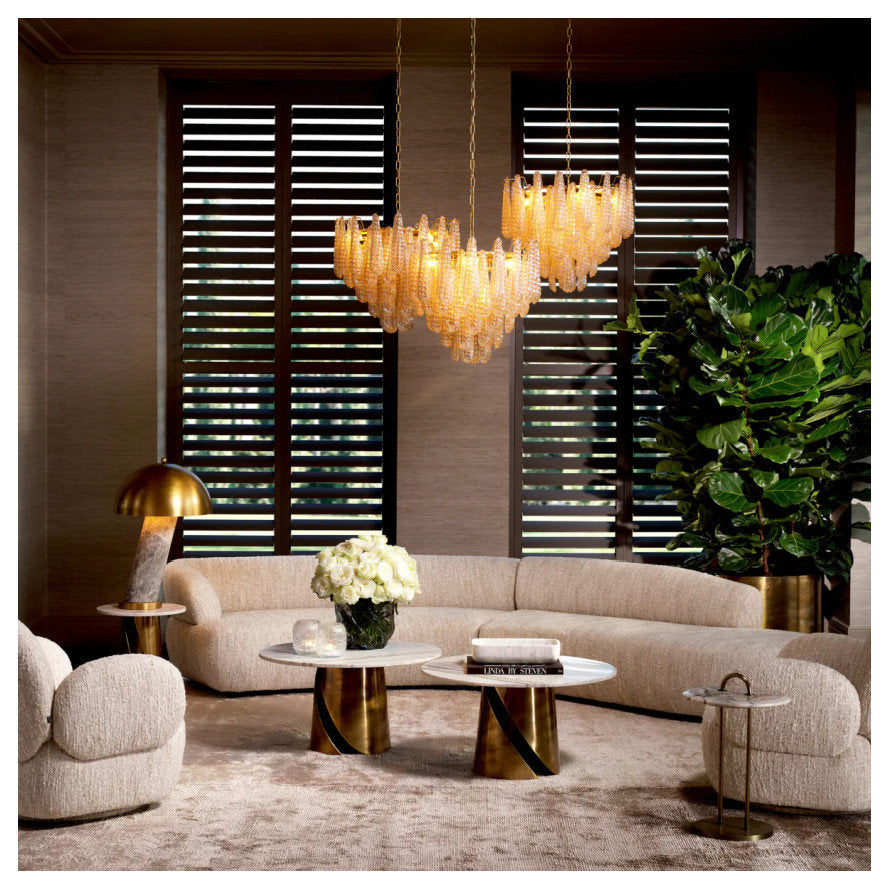 Champagne Glass Chandelier, Eichholtz Chaves, SmallBy OROA - Furniture