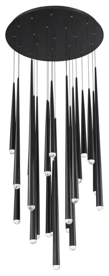 Modern Forms PD-41721R Cascade 26"W LED Suspended Pendant - Aged BrassBy Modern Forms