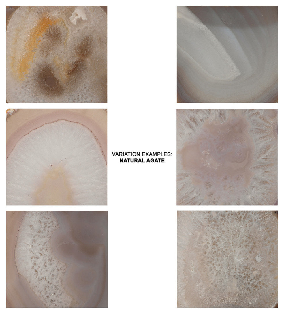 Gorgeous Natural Agate Slice Wall Sconce 26" Tall Lavender White Geode StoneBy My Swanky Home