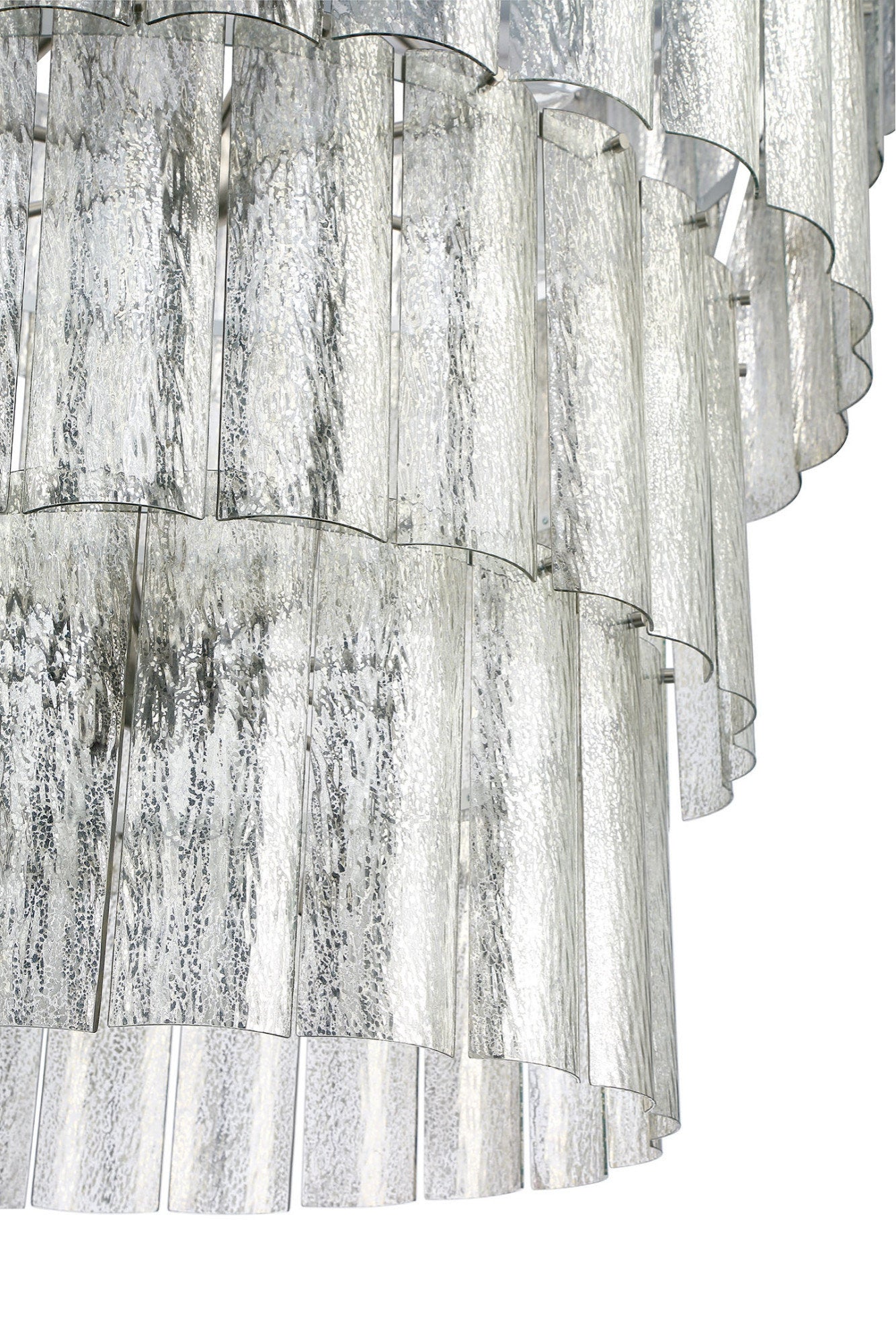 Craftmade 48628 Museo 4 Light 48"W Waterfall Chandelier - Brushed PolishedBy Craftmade