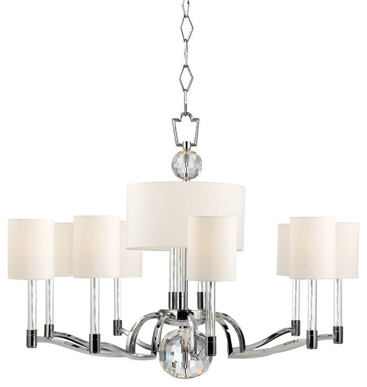 Hudson Valley Waterloo 12 Light Chandelier 3009-PNBy Hudson Valley Lighting