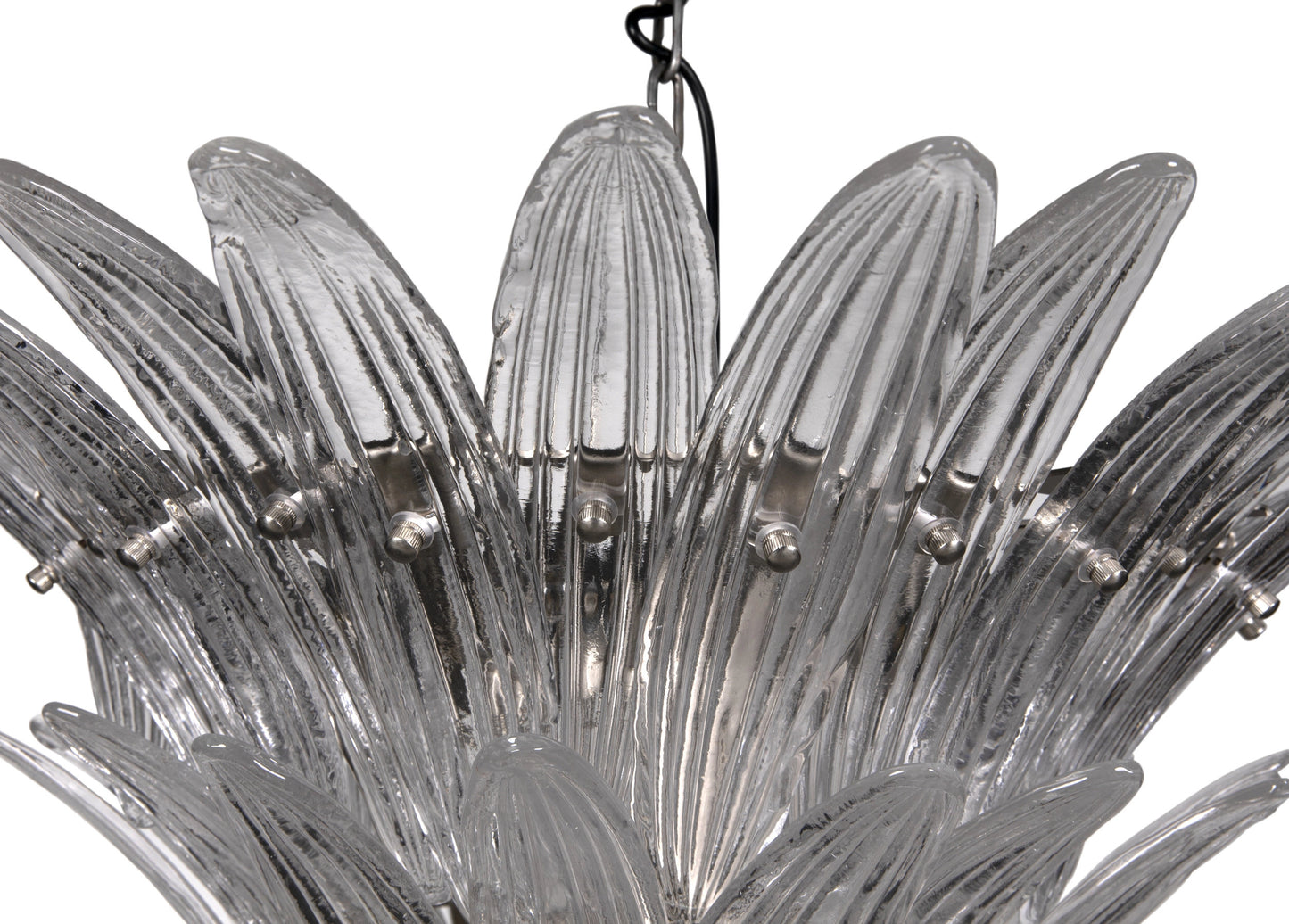 25" Emperor Antique Silver ChandelierBy Noir