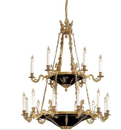 Eighteen-Light Chandelier