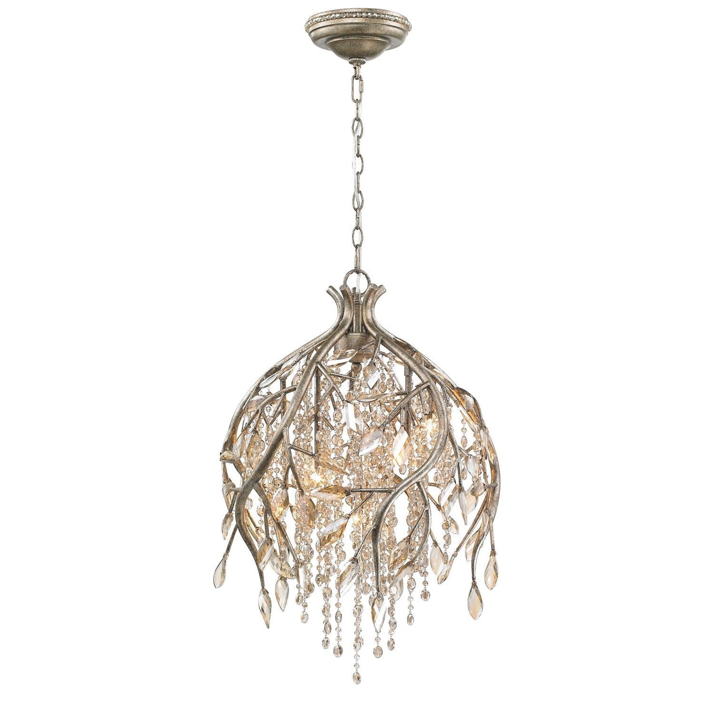 Autumn Twilight Mystic Gold Five Light Pendant