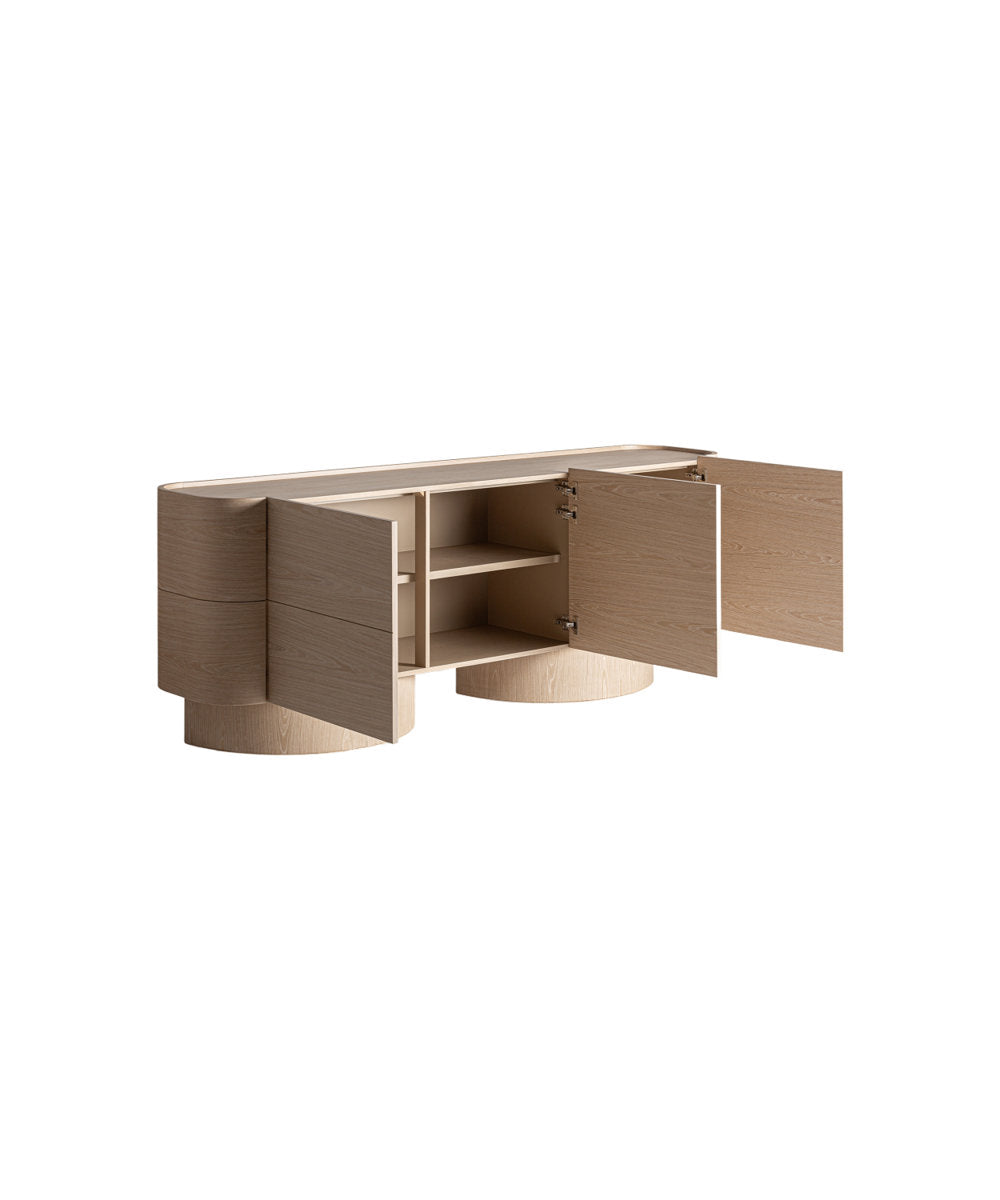 87'' W Solid Wood Sideboard