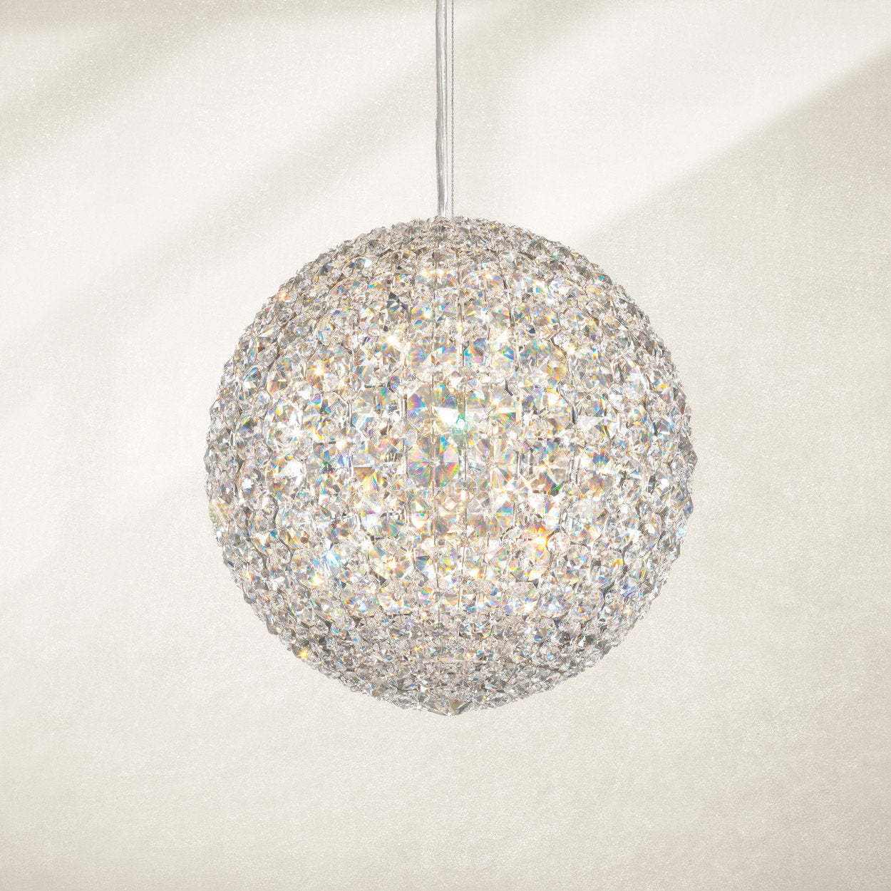Schonbek Dv1212S 12 Light Crystal Pendant, Polished Stainless SteelBy Schonbek