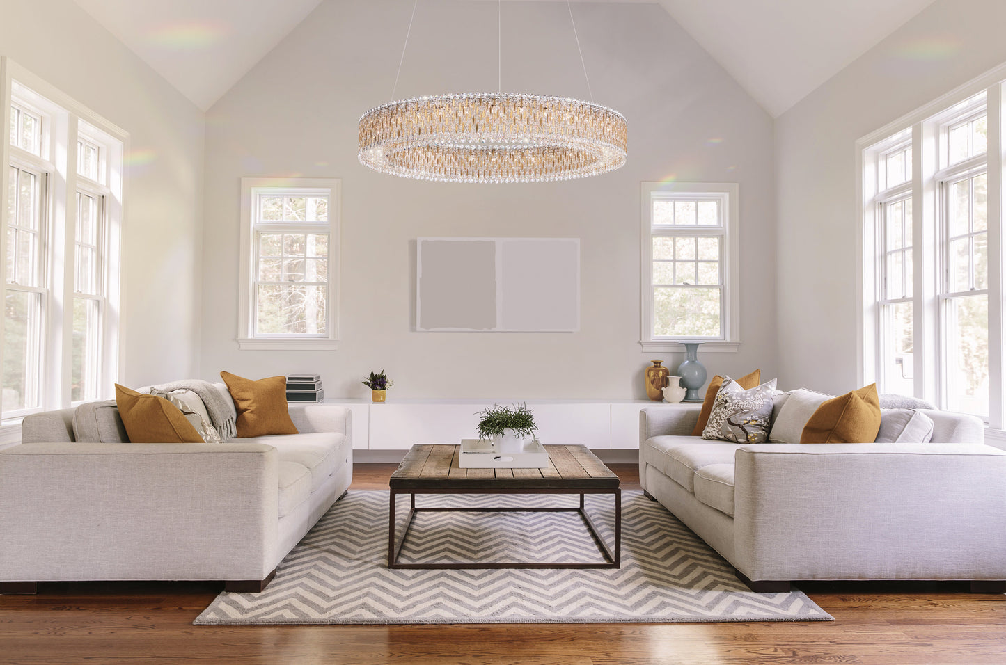 Schonbek Rs8351N-22H 32 Light Crystal Pendant, Heirloom GoldBy Schonbek