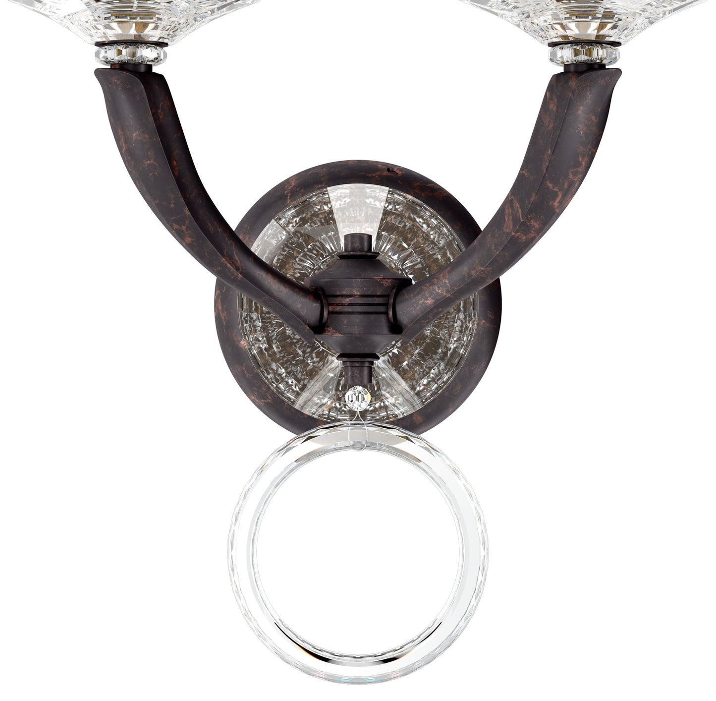 Schonbek Ma1002N-76O 2 Light Crystal Sconce, Heirloom BronzeBy Schonbek