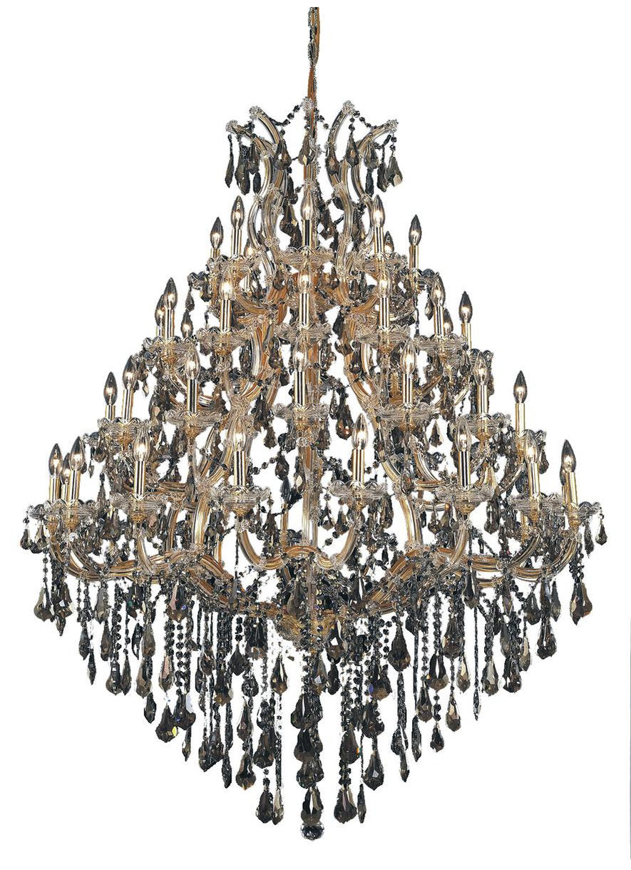 2801 Maria Theresa Collection Large Hanging Fixture, Clear, Royal CutBy Elegant Furniture & Lighting
