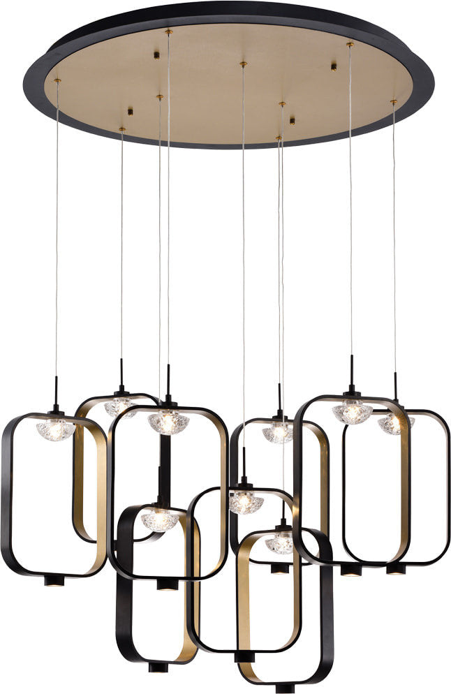 Dagmar Chandelier - BlackBy Eurofase Lighting