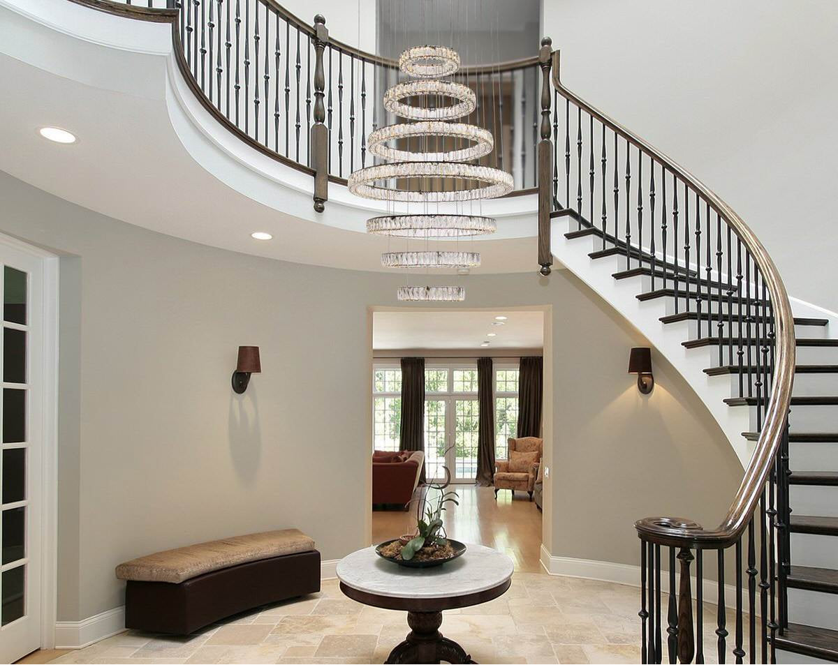 Modern Black 7-Light ChandelierBy Home Living
