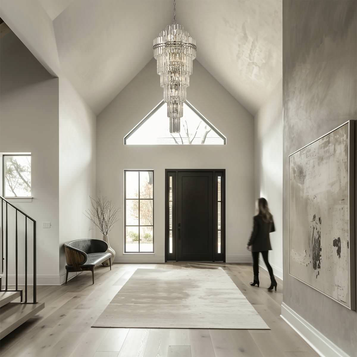 Hayes 31 Light Chandelier, Polished NickelBy Crystorama Lighting