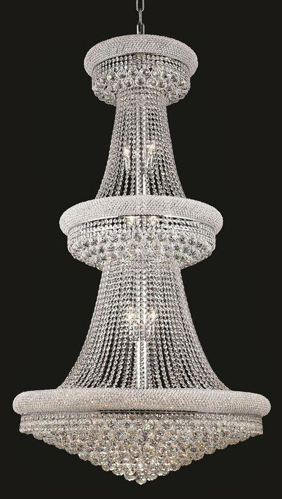 1800 Primo Collection Large Hanging Fixture, Royal CutBy Elegant Furniture & Lighting