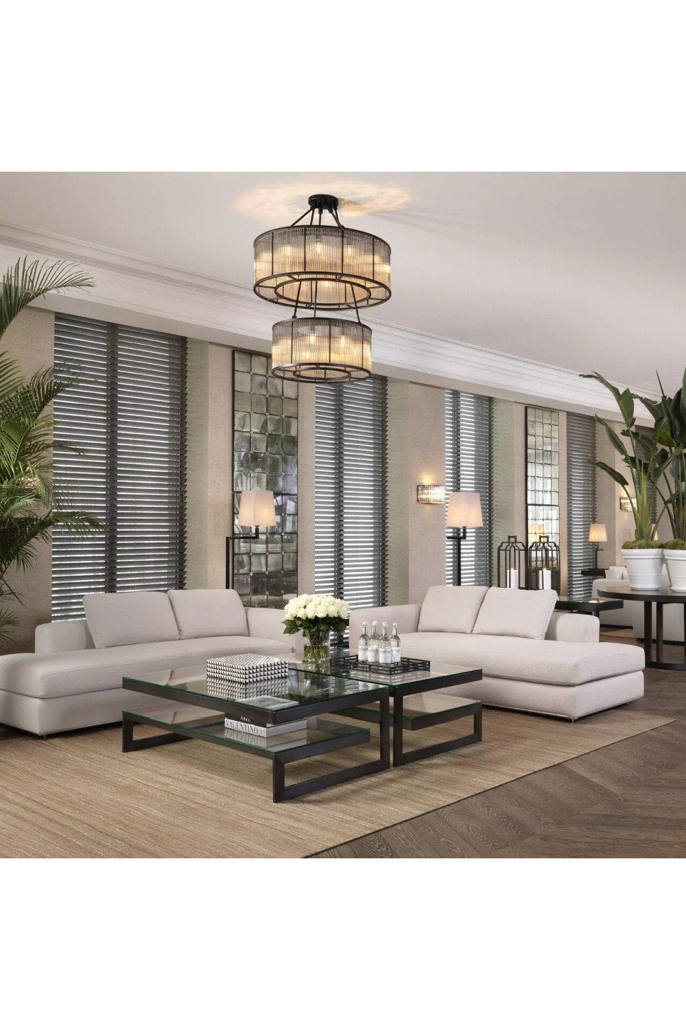 Glass Chandelier | Eichholtz BernardiBy OROA - Furniture