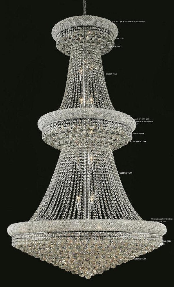 1800 Primo Collection Large Hanging Fixture, Royal CutBy Elegant Furniture & Lighting