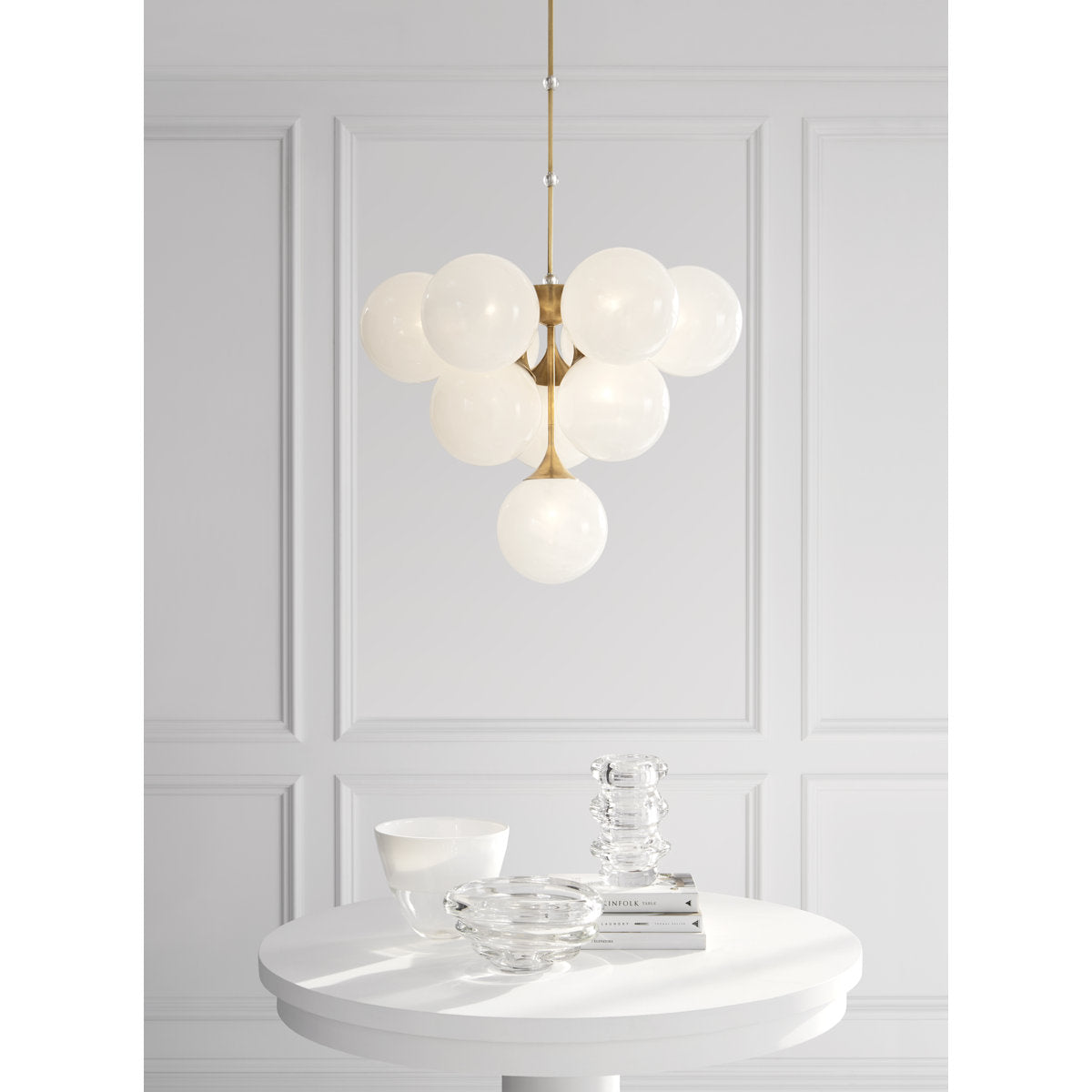 AERIN Cristol Tiered Chandelier