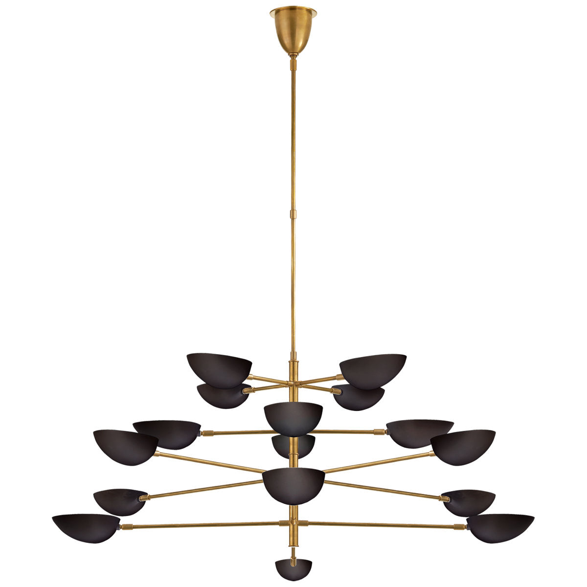 AERIN Graphic Grande Four-Tier Chandelier