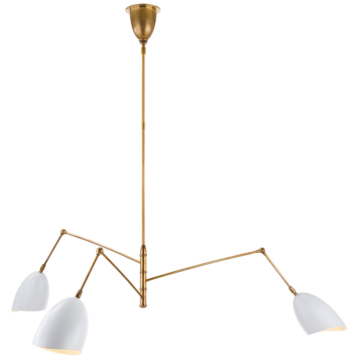AERIN Sommerard Large Triple Arm Chandelier