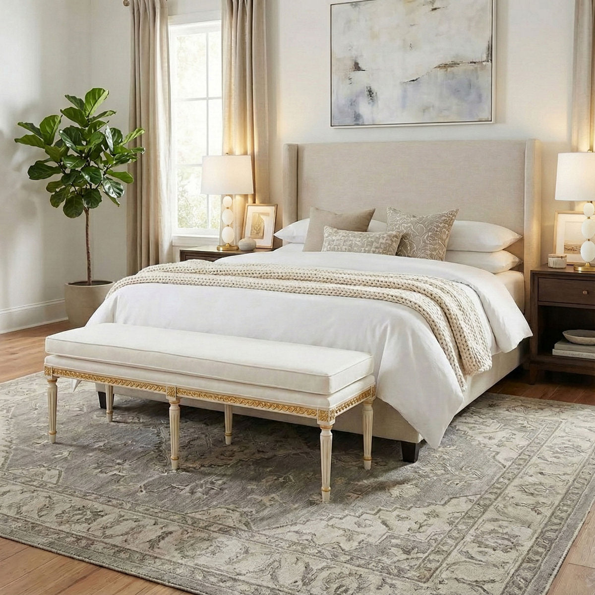 AMALIA White Bench