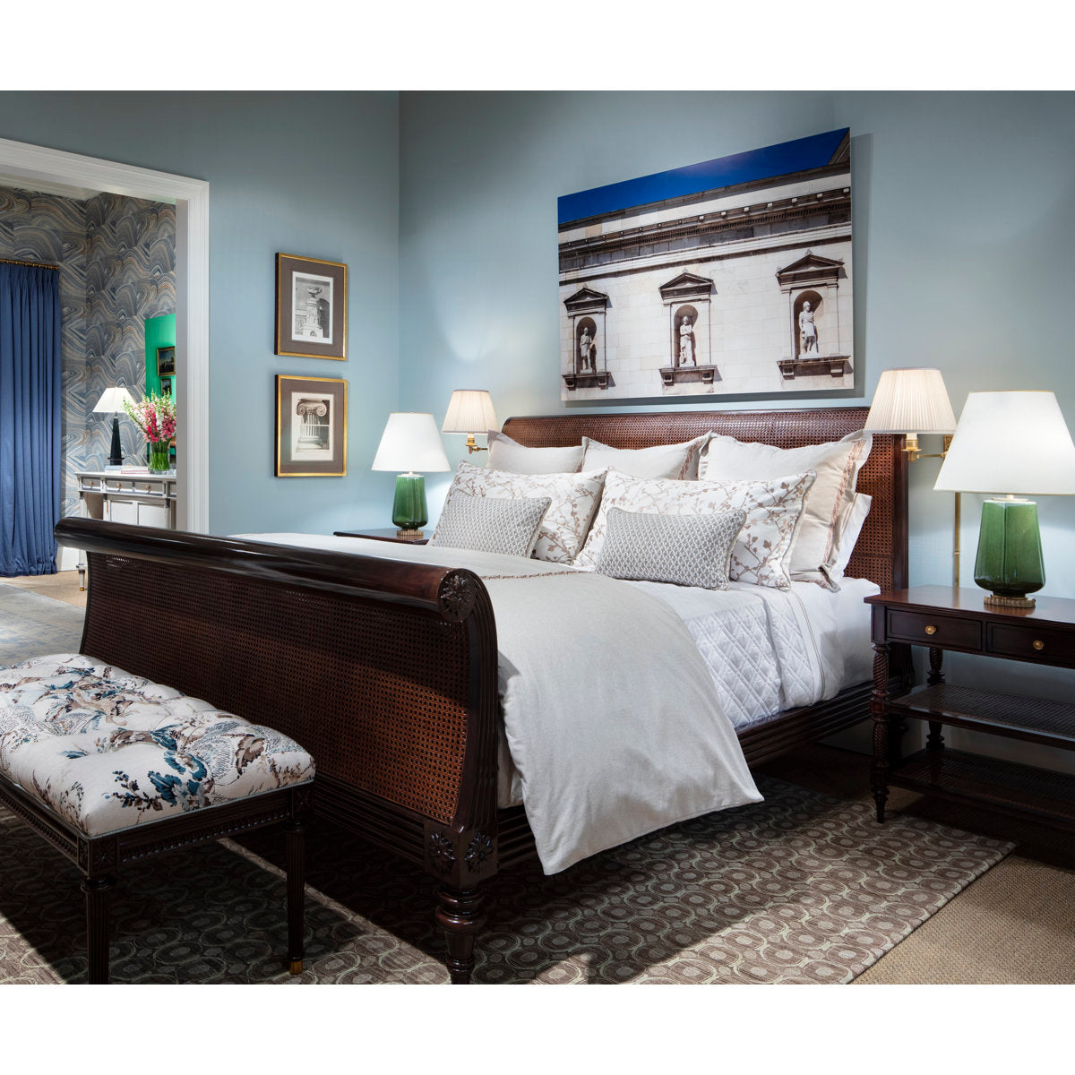Alexa Hampton Solid Wood Bed