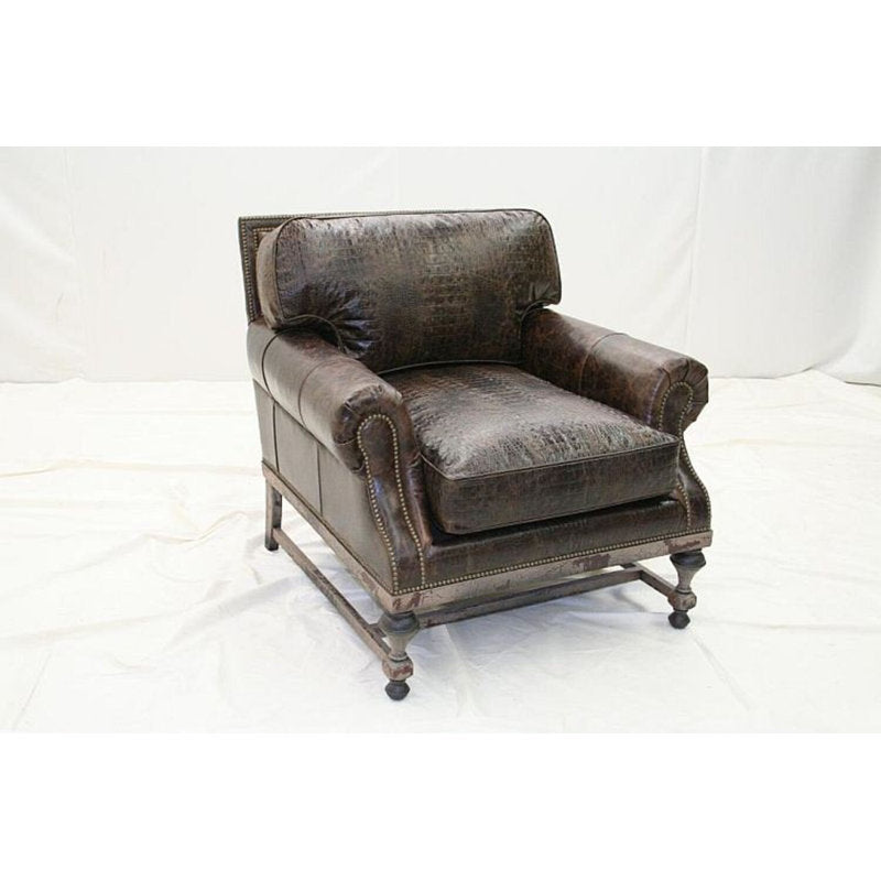Armchair Chair with Ottoman