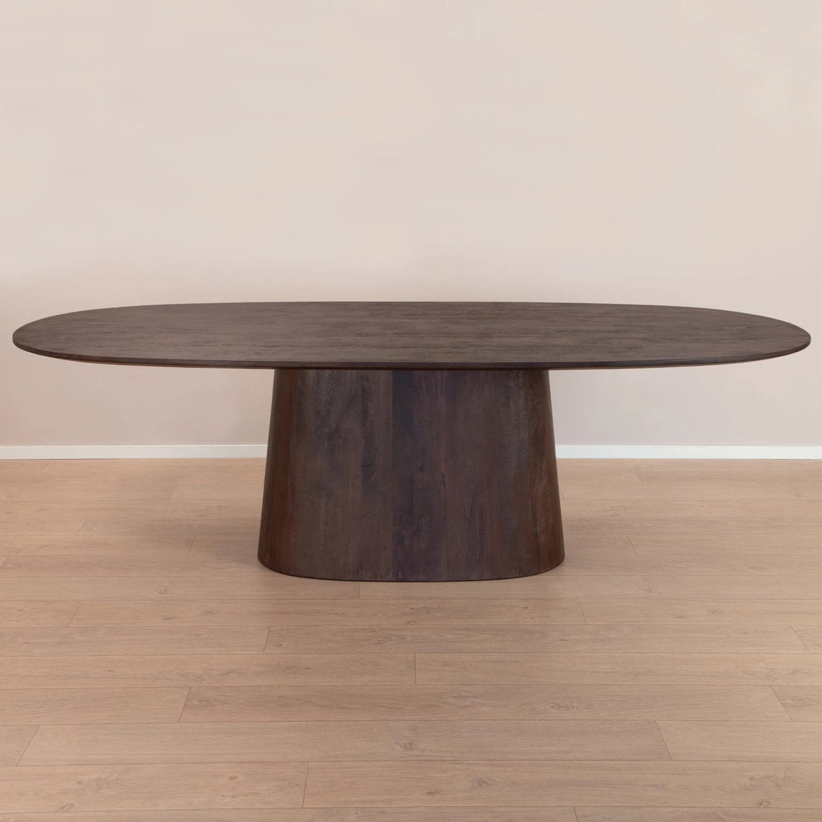 Aron Oval Solid Wood Dining Table