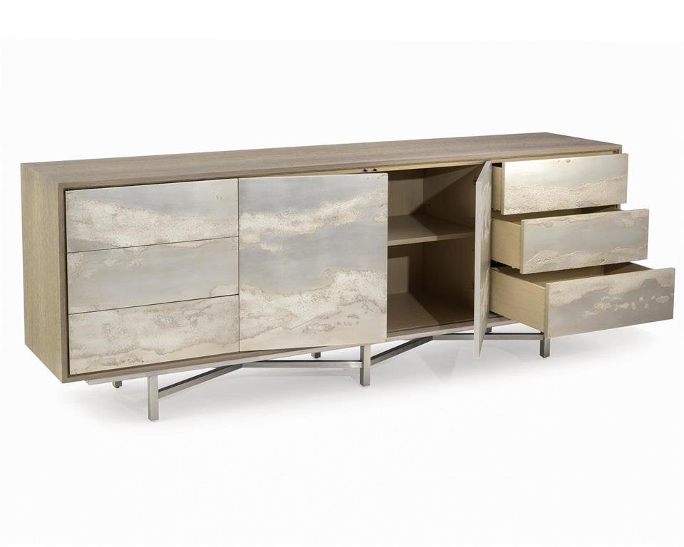 Audley 94.5'' W Solid Wood Sideboard