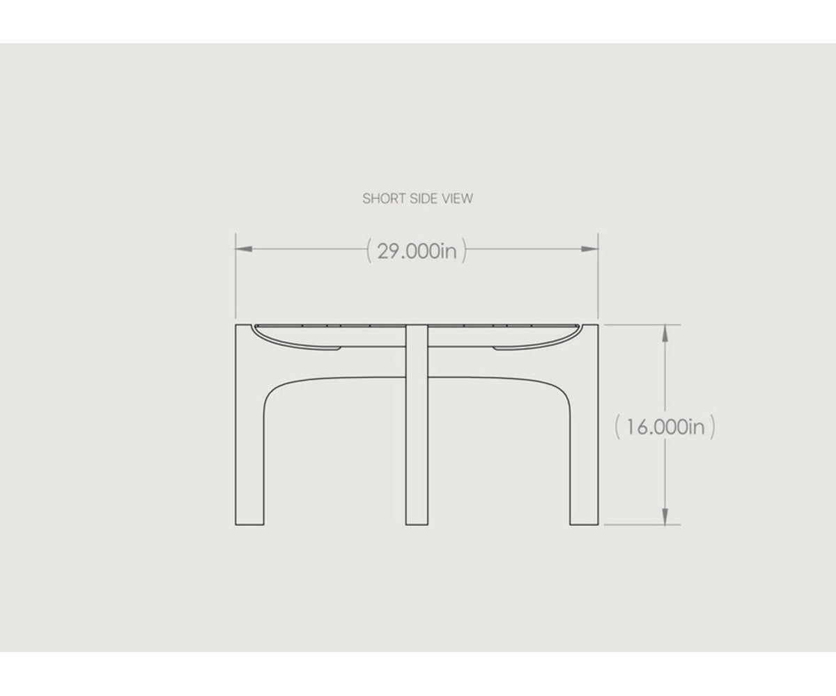 Aux Arc 49" Coffee Table