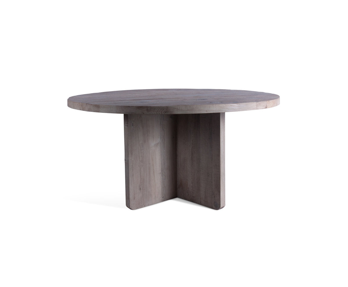 Axel Round Solid Wood Dining Table