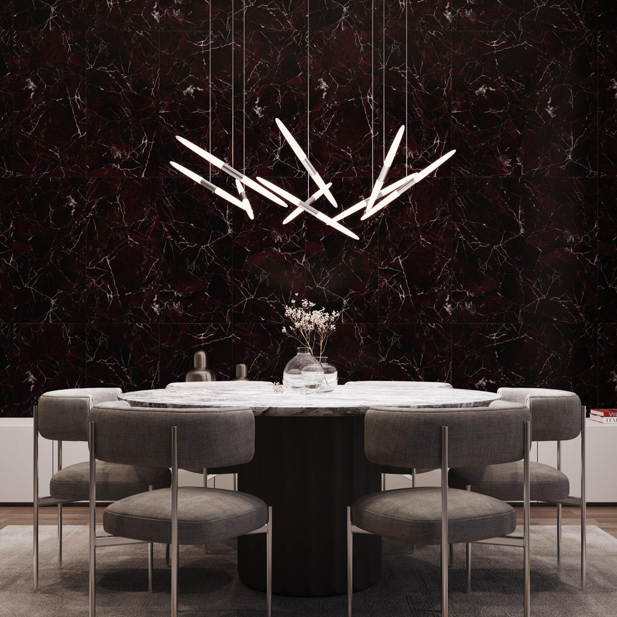 Ballet 9 - Light LED Chandelier