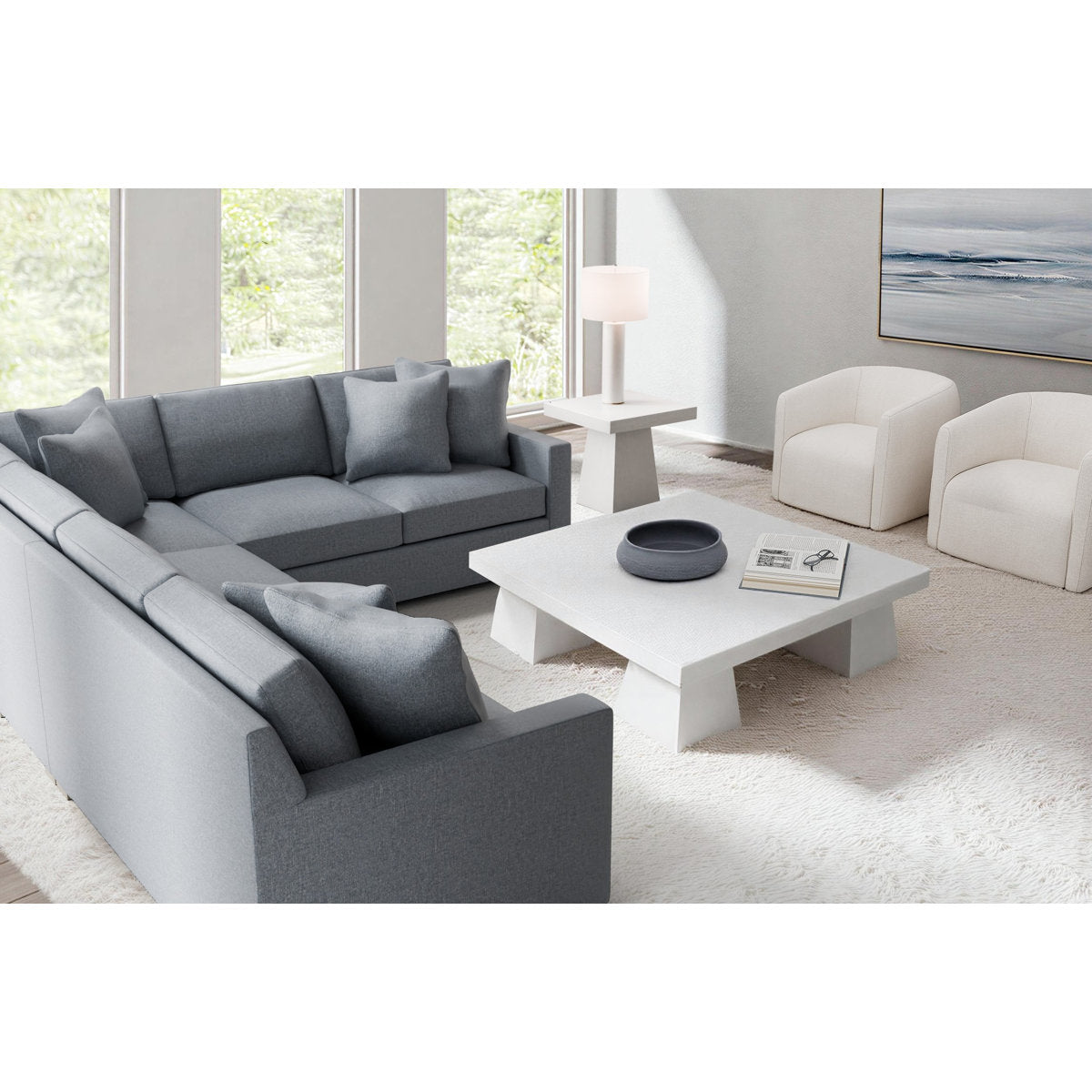 Bernhardt Kelsey 4-Piece Fabric Sectional