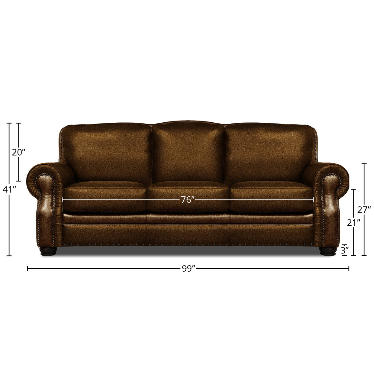 Bethesda Leather Sofa