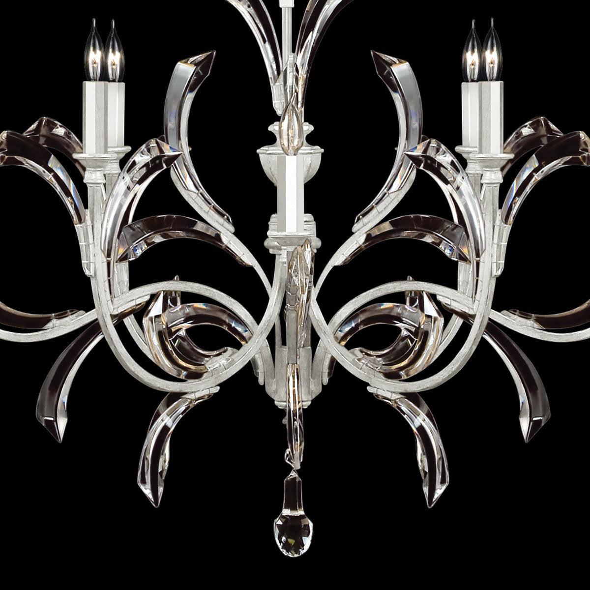 Beveled Arcs 8 - Light Chandelier