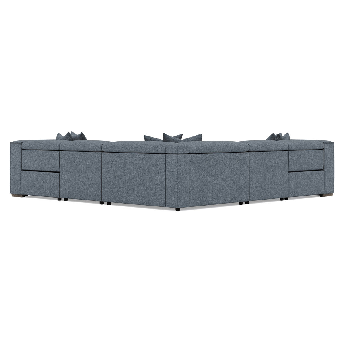 Bliss Fabric 5-piece Power Motion Sectional