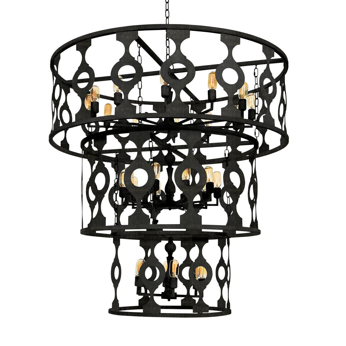 Bosporus 24 - Light Unique Tiered Chandelier