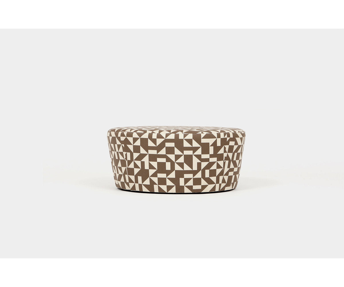 Caroline Round Pouf