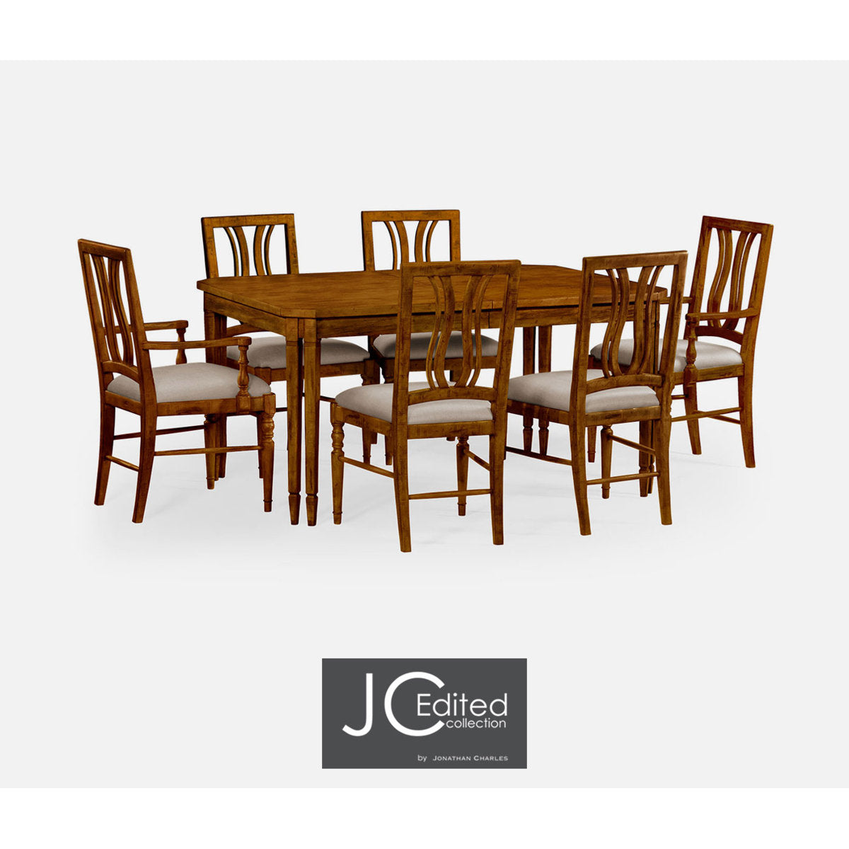 Casually Country Solid Wood Dining Table