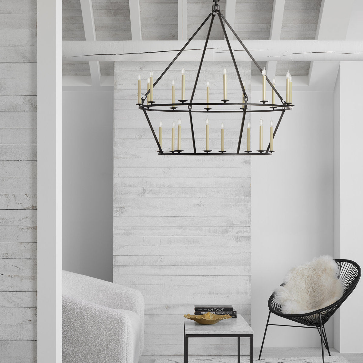 Chapman & Myers Darlana Two-Tier Chandelier