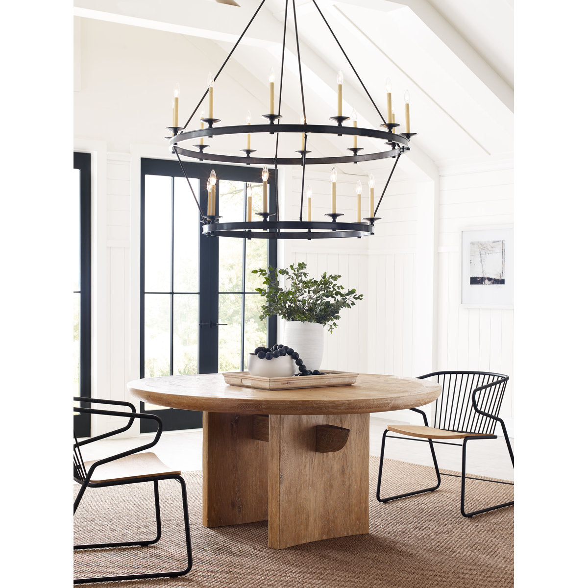 Chapman & Myers Launceton Two Tiered Chandelier