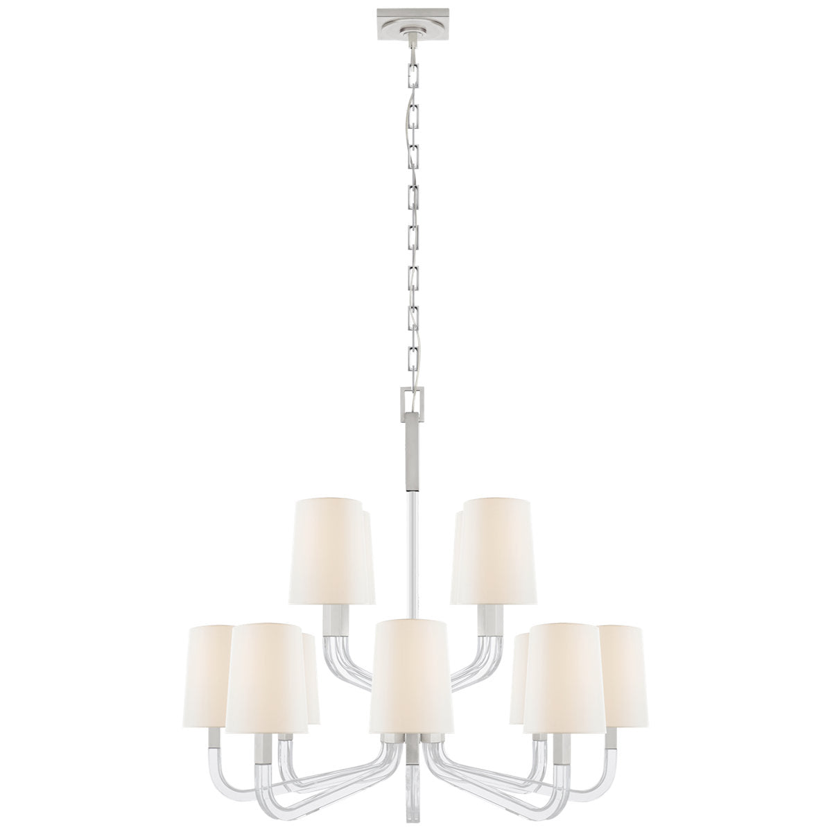Chapman & Myers Reagan Medium Two Tier Chandelier