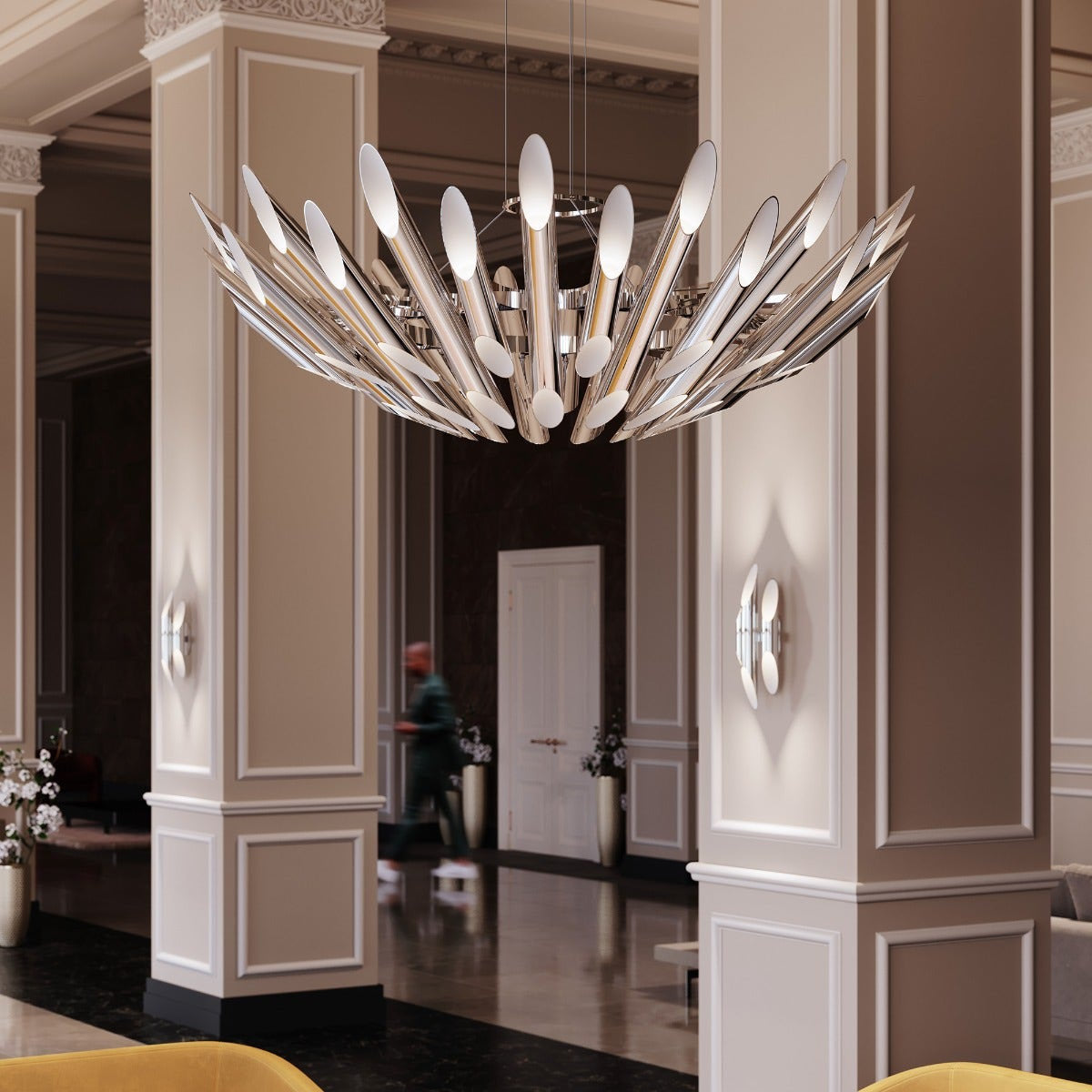 Chimes 60 - Light LED Chandelier