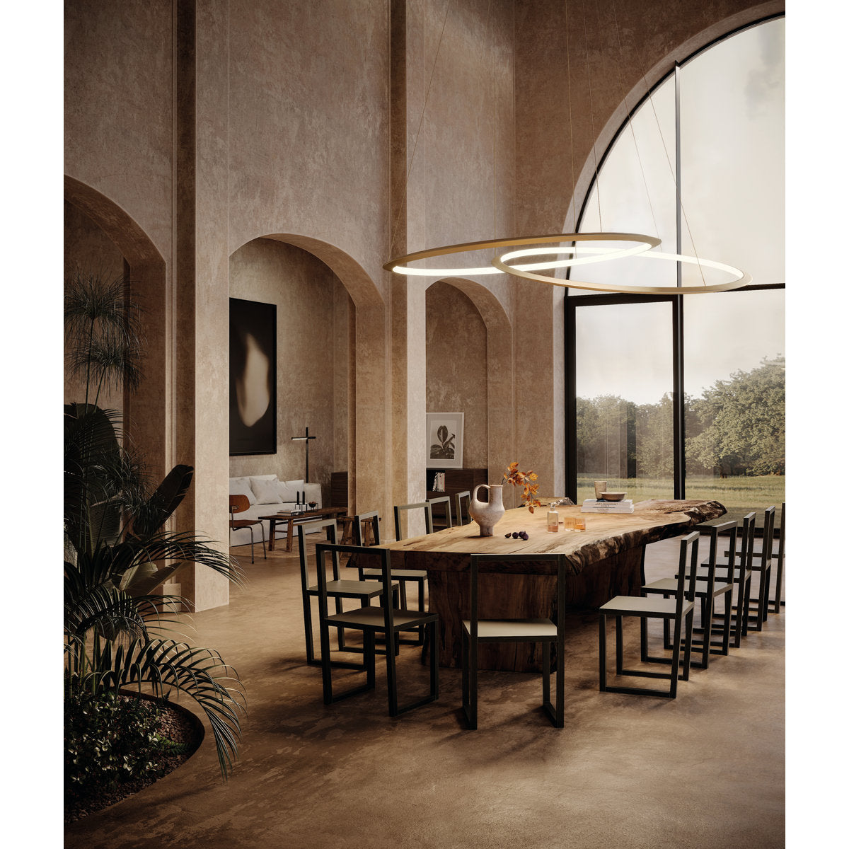 Circular 1 - Light LED Chandelier