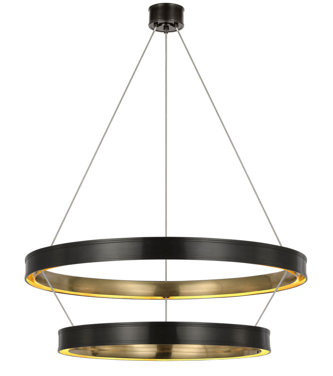 Connery 6 - Light Solid Brass LED Chandelier by Chapman & Myers