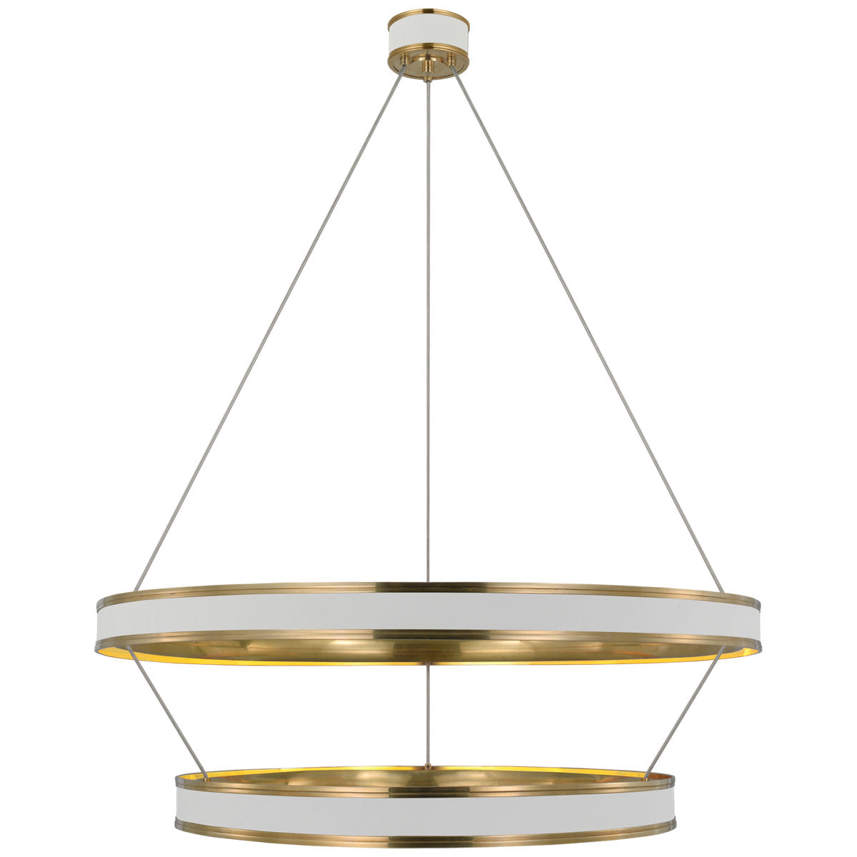Connery 6 - Light Solid Brass LED Chandelier by Chapman & Myers