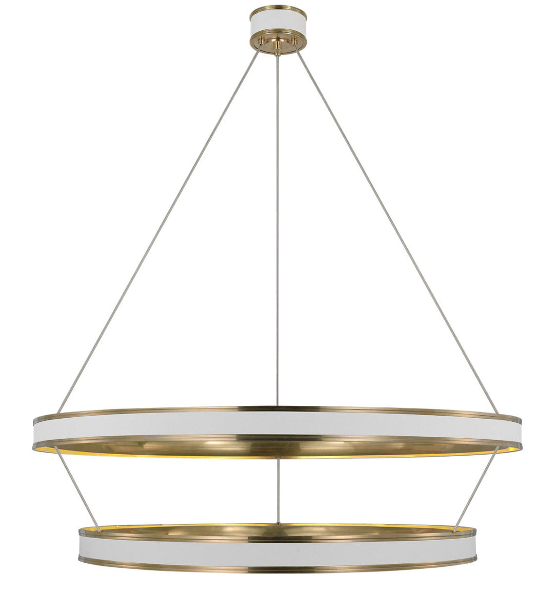 Connery 9 - Light Solid Brass LED Chandelier by Chapman & Myers
