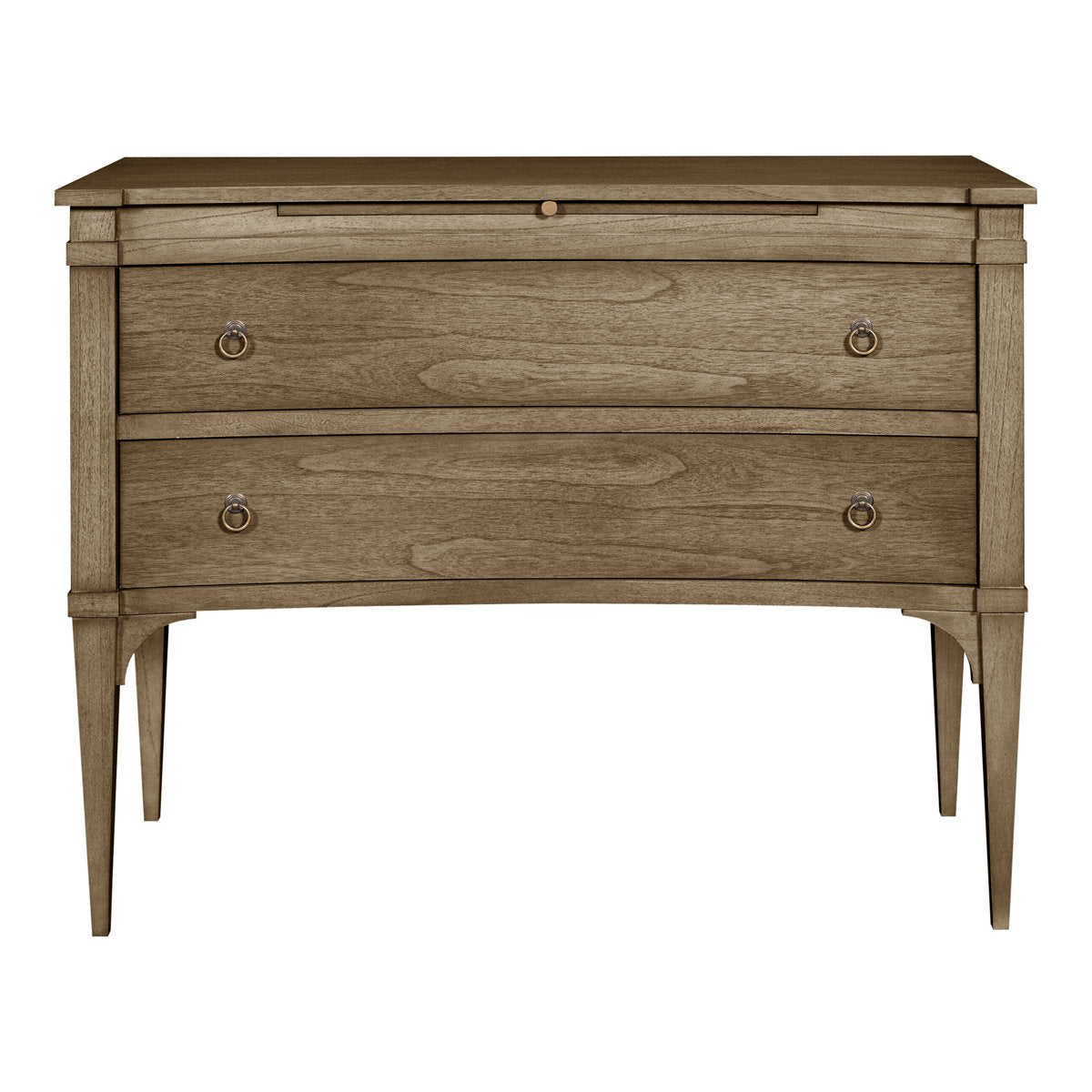 Cyprus Nightstand Chest in Light Pewter Hardware