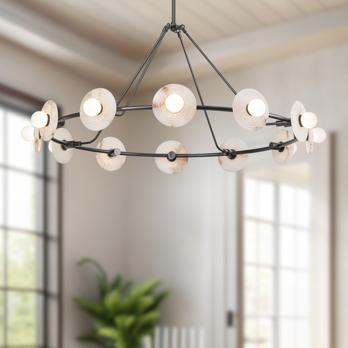 Dahlia 12 - Light LED Chandelier